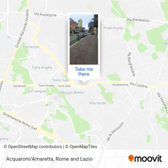 Acquaroni/Amaretta map