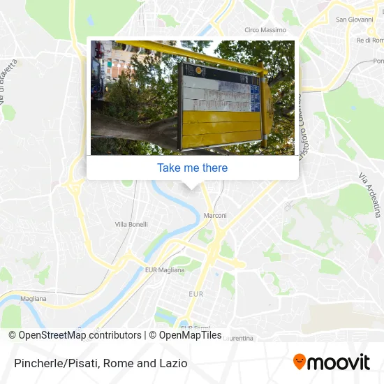 Pincherle/Pisati map