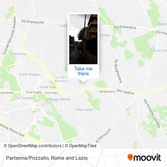 Partanna/Pozzallo map