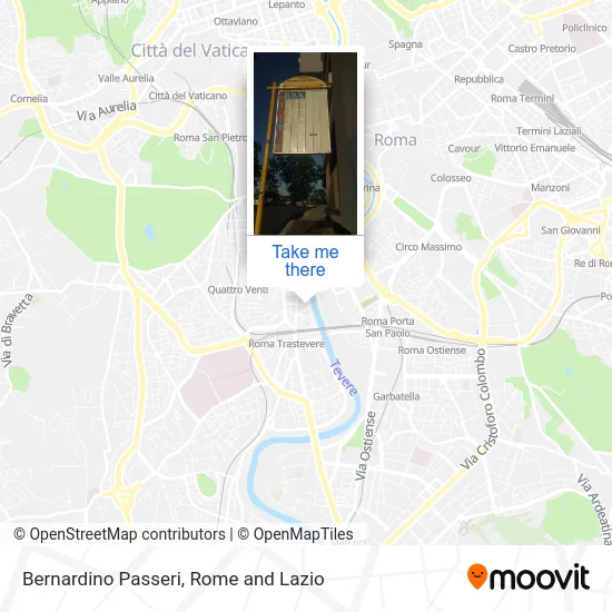 Bernardino Passeri map