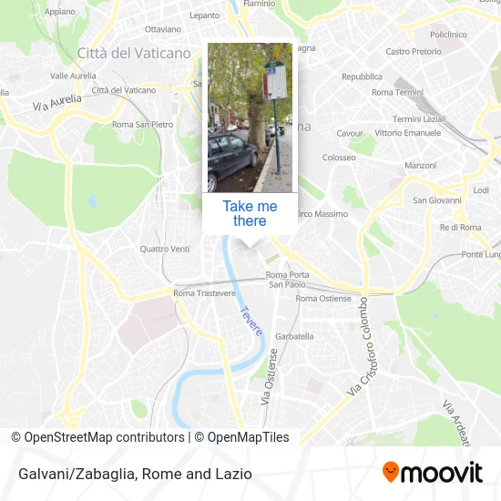 Galvani/Zabaglia map