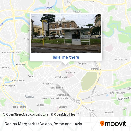 Regina Margherita/Galeno map