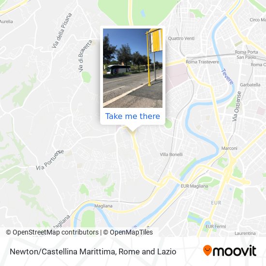 Newton/Castellina Marittima map