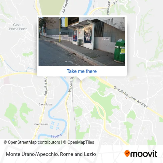 Monte Urano/Apecchio map