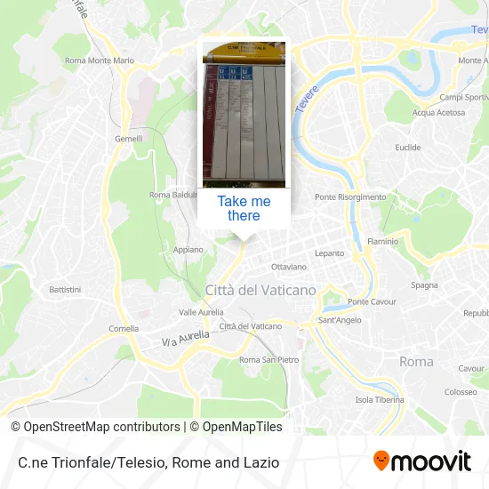 C.ne Trionfale/Telesio map
