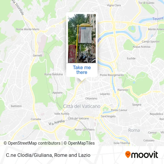 Clodia Circle/Giuliana map