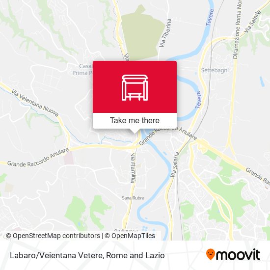 Labaro/Veientana Vetere map