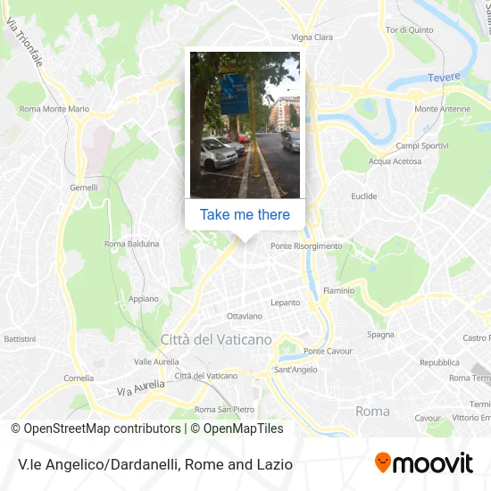 Angelico Avenue/Dardanelli map