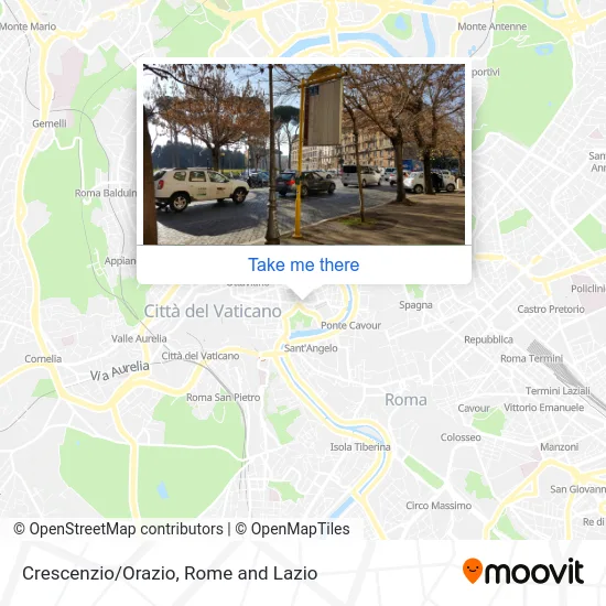 Crescenzio/Orazio map