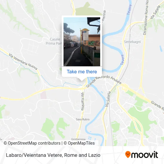 Labaro/Ancient Veii Road map