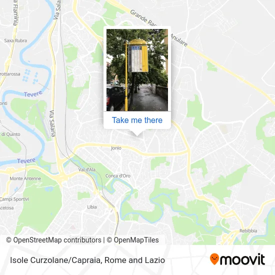 Isole Curzolane/Capraia map