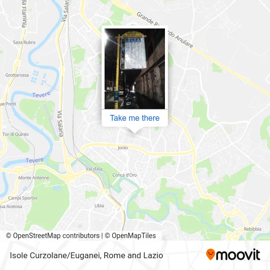 Isole Curzolane/Euganei map