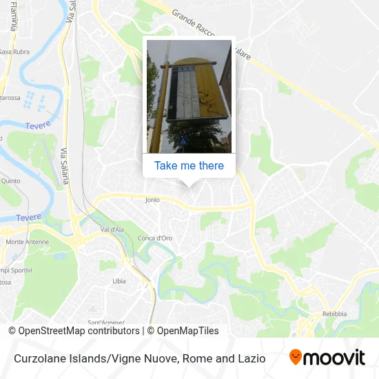 Curzolane Islands/Vigne Nuove map