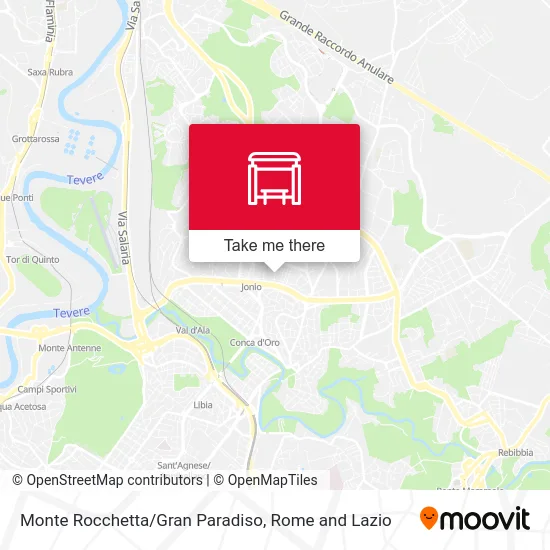 Monte Rocchetta/Gran Paradiso map