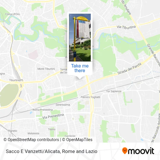 Sacco E Vanzetti/Alicata map