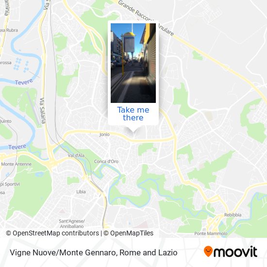 Vigne Nuove/Monte Gennaro map