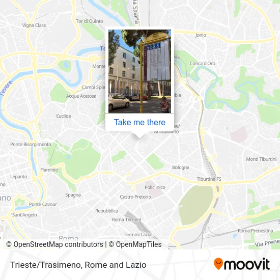 Trieste/Trasimeno map