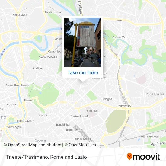 Trieste/Trasimeno map