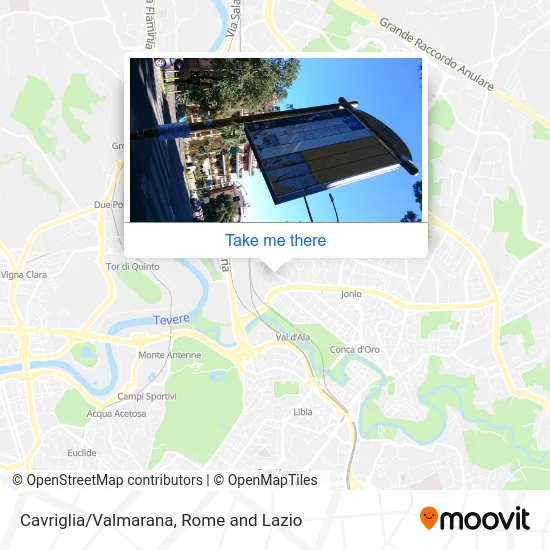 Cavriglia/Valmarana map