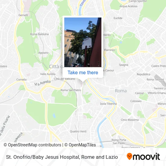 St. Onofrio / Baby Jesus Hospital map