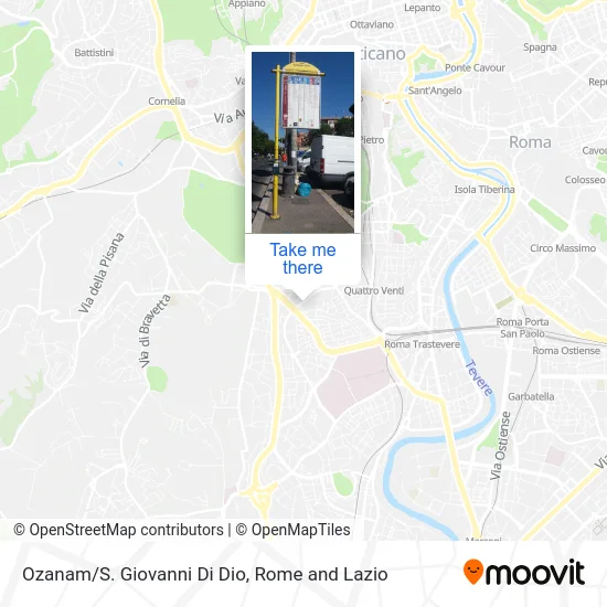 Ozanam/St. Giovanni Di Dio map