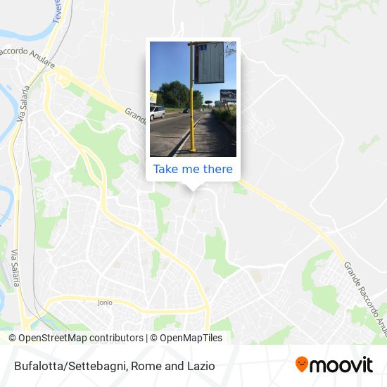 Bufalotta/Settebagni map