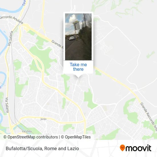 Bufalotta/School map