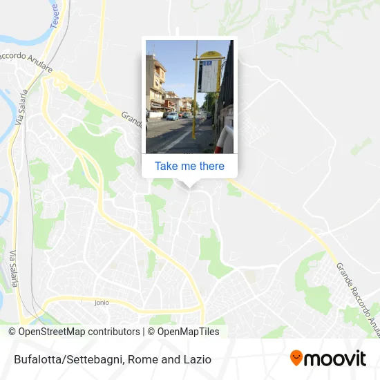 Bufalotta/Settebagni map