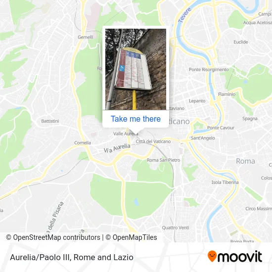 Aurelia/Paolo III map