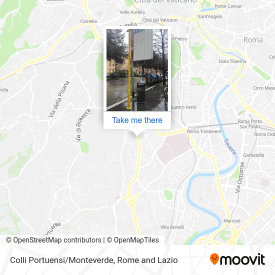 Colli Portuensi/Monteverde map