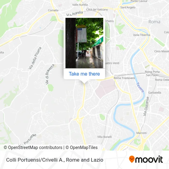 Colli Portuensi/Crivelli A. map