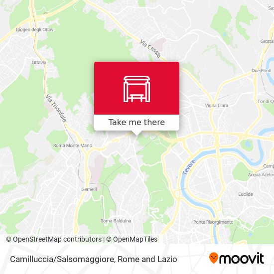 Camilluccia/Salsomaggiore map