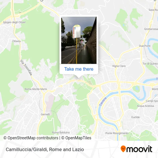 Camilluccia/Giraldi map