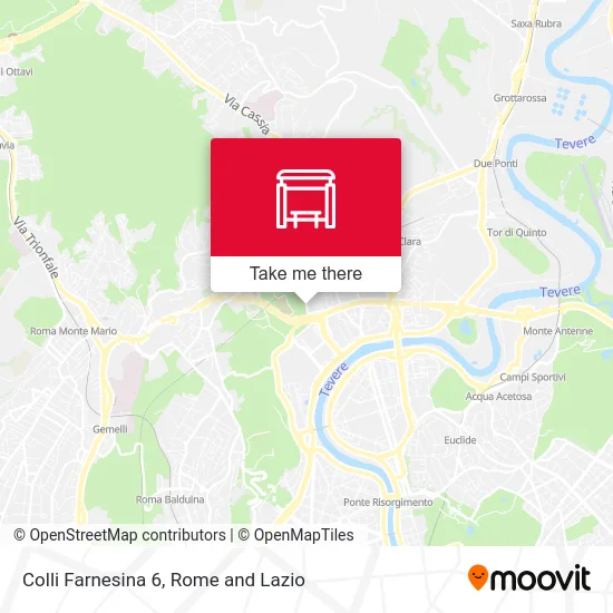 Colli Farnesina 6 map