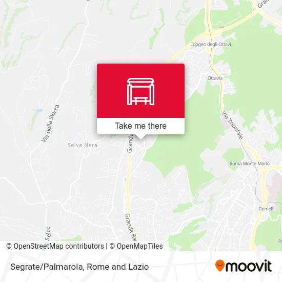 Segrate/Palmarola map