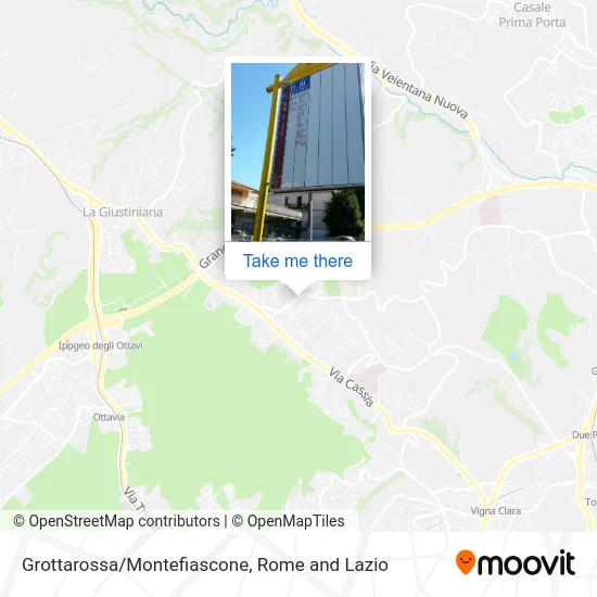 Grottarossa/Montefiascone map
