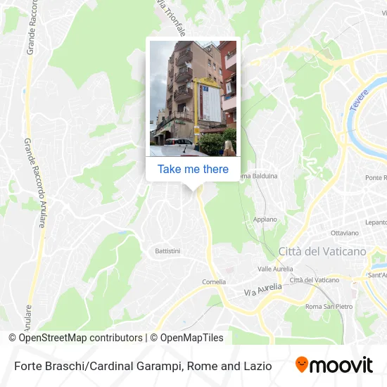 Forte Braschi/Cardinal Garampi map