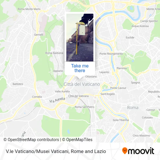 V.le Vaticano/Musei Vaticani map