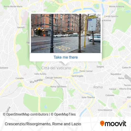 Crescenzio/Risorgimento map