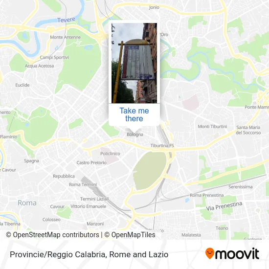 Provinces/Reggio Calabria map