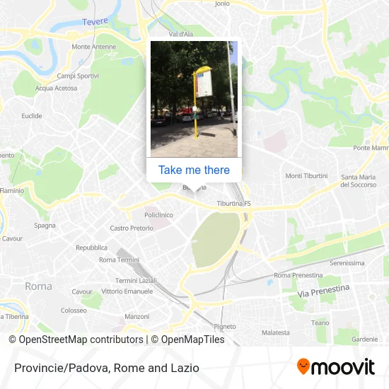 Provincie/Padova map