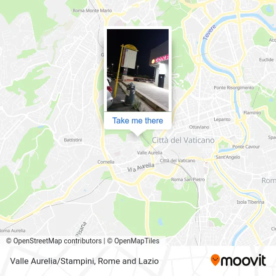 Valle Aurelia/Stampini map