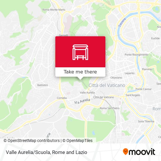 Valle Aurelia/Scuola map