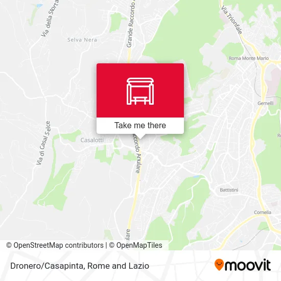 Dronero/Casapinta map