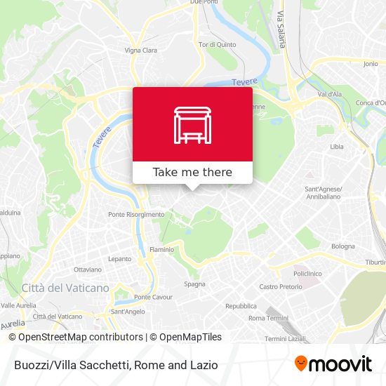 Buozzi/Villa Sacchetti map