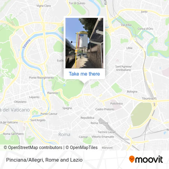 Pinciana/Allegri map