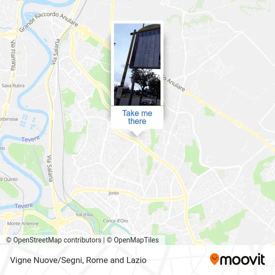 Vigne Nuove/Segni map