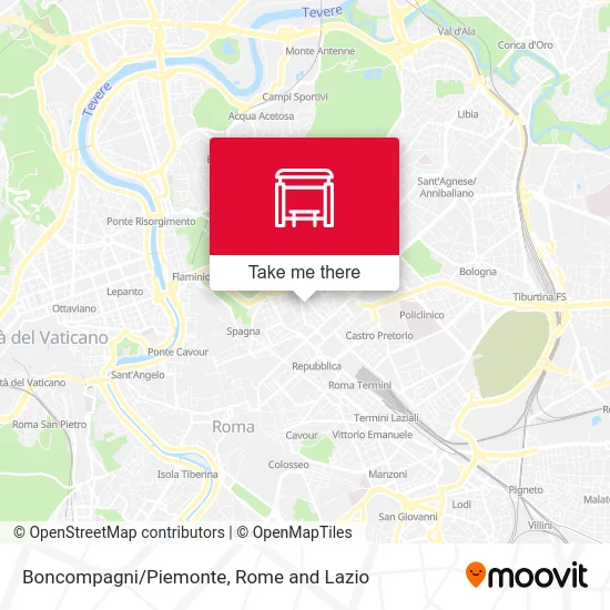 Boncompagni/Piemonte map