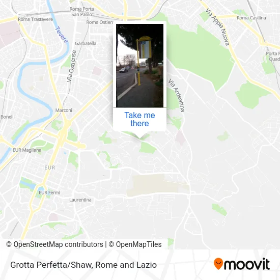 Grotta Perfetta/Shaw map