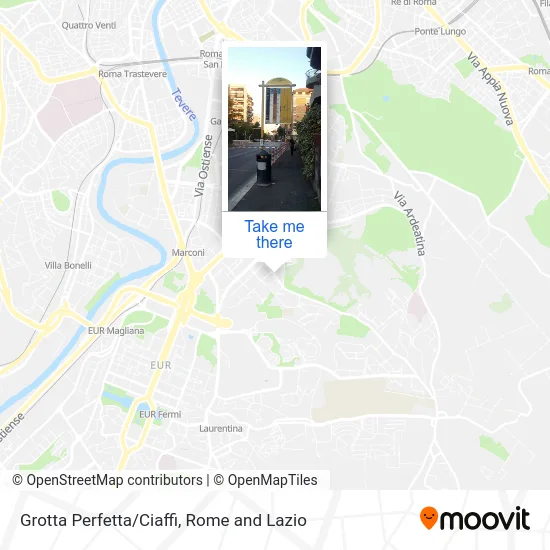 Grotta Perfetta/Ciaffi map